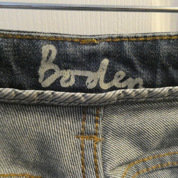 Boden Straight Leg Jeans Mid-wash Sz 8R - Picture 5 of 7